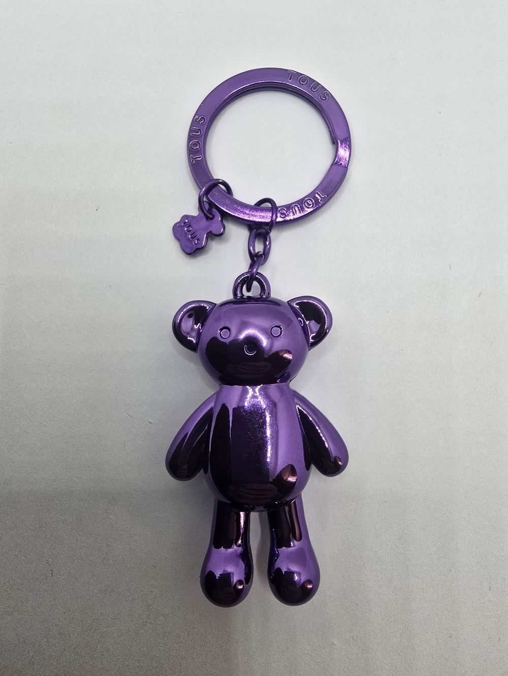 Tous Purple colored Teddy Bear Key ring